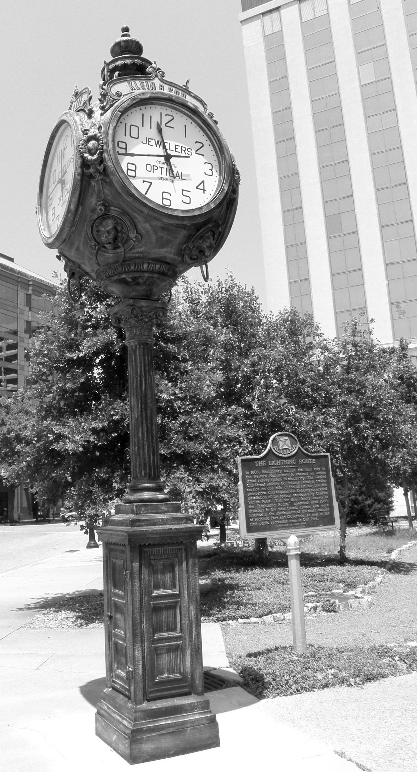 Clock outside